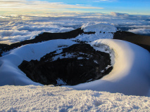 Cratère volcan Cotopaxi