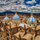 Cathédrale à cuenca en Equateur